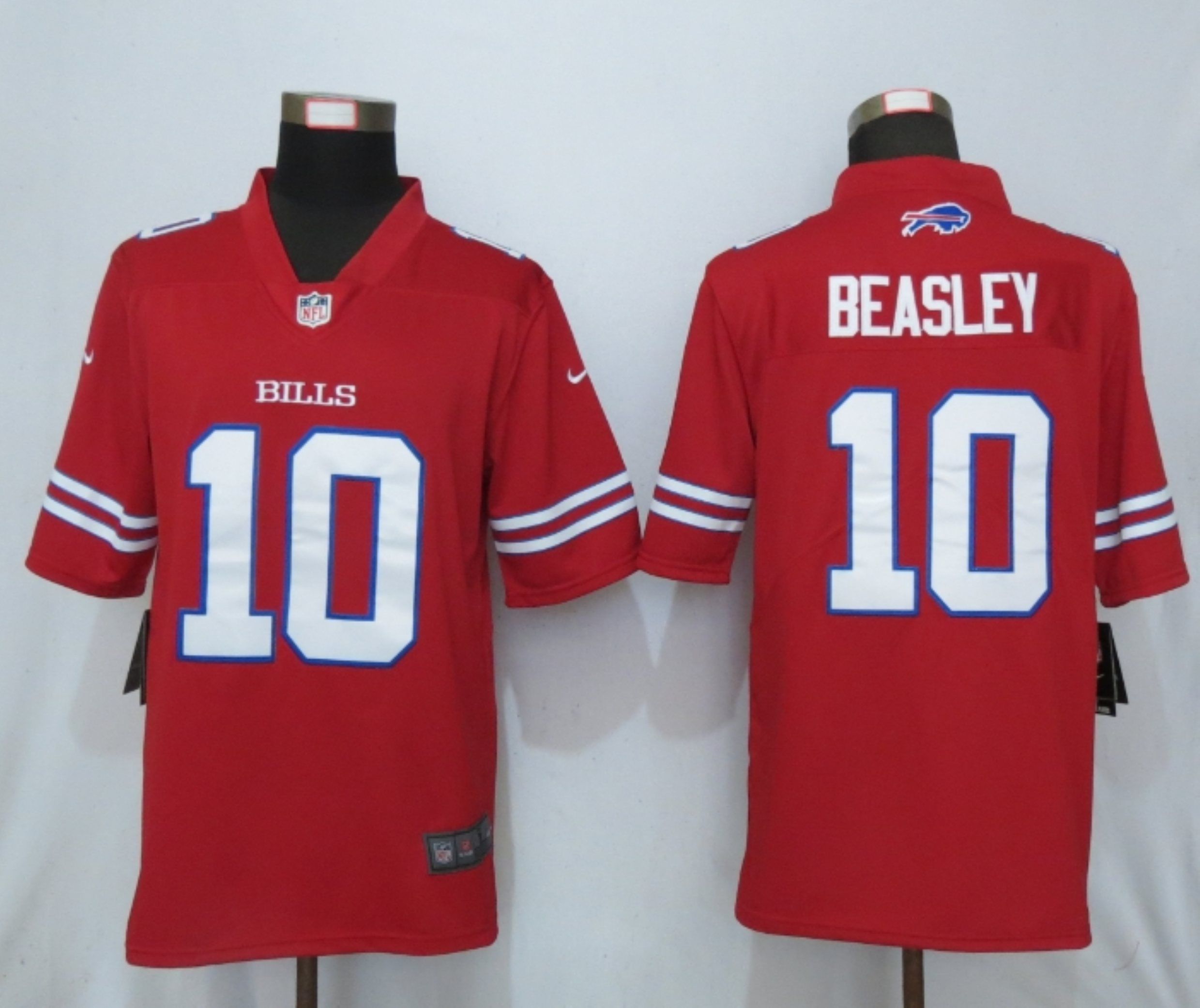 Men Buffalo Bills #10 Beasley Navy Red Nike Color Rush Limited NFL Jerseys->buffalo bills->NFL Jersey